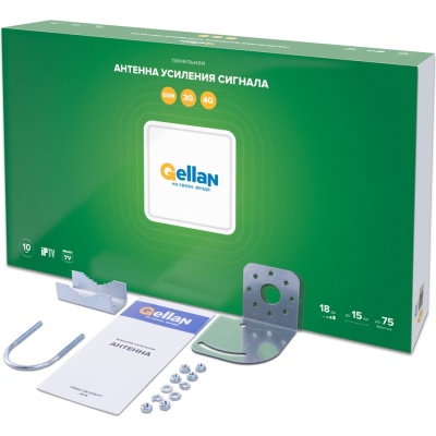 Gellan FullBand-18F панельная Антенна, 3G/4G/LTE/WiFi, 18 дБ